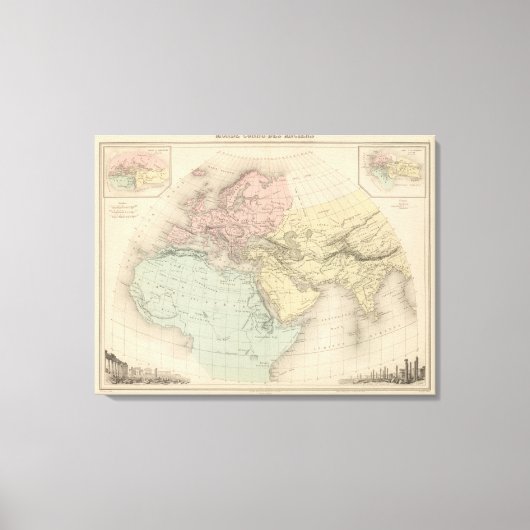 Toile Monde Connu Des Anciens (Recto)