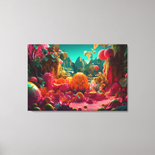 Toile Monde de Fruits