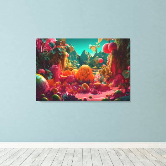 Toile Monde de Fruits (Insitu (Plancher de Bois))