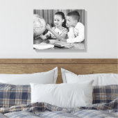 Toile Monde de visionnement de garçon et de fille (Insitu(Chambre))