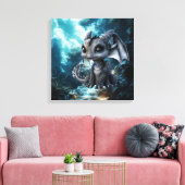 Toile Monde des Dragons (Insitu(Salon))
