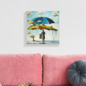 Toile Monde des parapluies (Insitu(Salon))