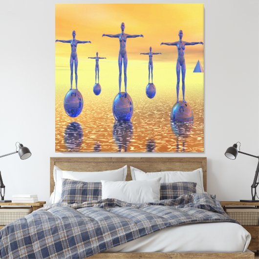 Toile Monde futur (Insitu(Chambre))