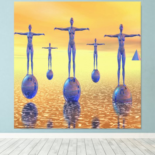 Toile Monde futur (Insitu (Plancher de Bois))