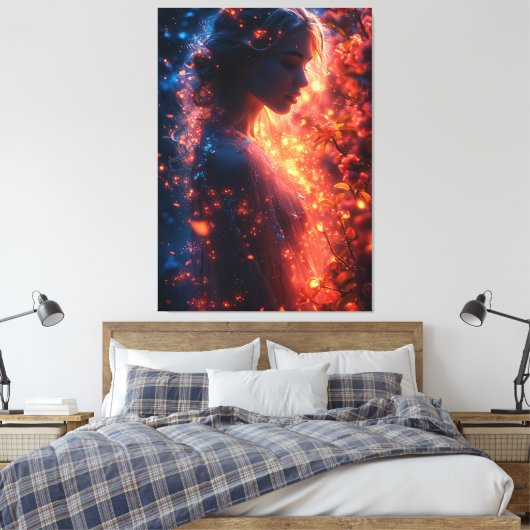 Toile Monde imaginaire (Insitu(Chambre))