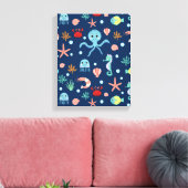 Toile Monde marin (Insitu(Salon))