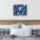 Toile Monde marin (Insitu(Chambre))