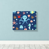 Toile Monde marin (Insitu (Plancher de Bois))