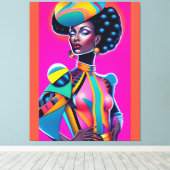 Toile Monde mise en scène Composure Ken Gage Art (Insitu (Plancher de Bois))