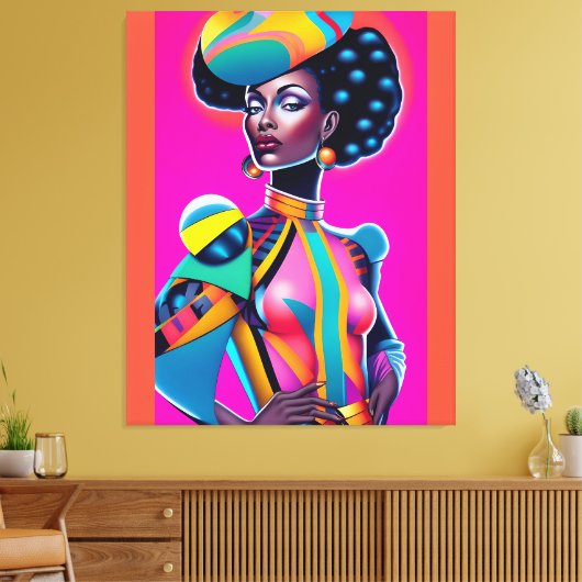 Toile Monde mise en scène Composure Ken Gage Art (Insitu(Salon))