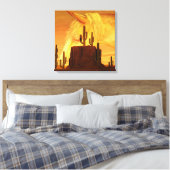Toile Monde occidental (Insitu(Chambre))
