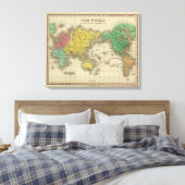 Toile Monde sur la projection de Mercator (Insitu(Chambre))