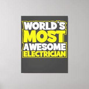 Toile Mondes les plus merveilleux électricien