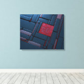 Toile Mondrian (Insitu (Plancher de Bois))