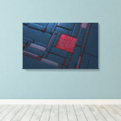 Toile Mondrian (Insitu (Plancher de Bois))