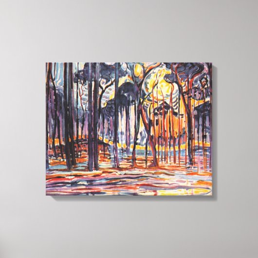Toile Mondrian - Bois Près D'Oele, (Recto)