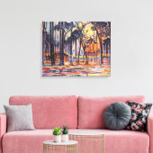 Toile Mondrian - Bois Près D'Oele, (Insitu(Salon))