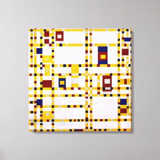 Toile Mondrian - Broadway Boogie Woogie (Recto)