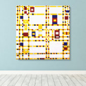 Toile Mondrian - Broadway Boogie Woogie (Insitu (Plancher de Bois))