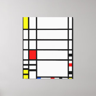 Toile MONDRIAN - CARRÉ TRAFALGAR - 1939-1943 - De Stijl
