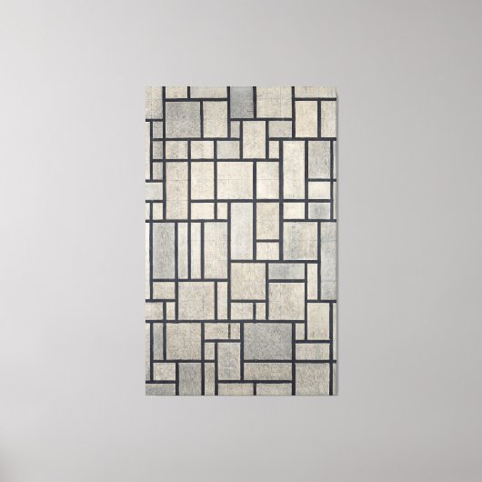TOILE MONDRIAN - COMPOSITION AVEC LA GRILLE 2 - 1915-194 (Recto)