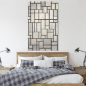 TOILE MONDRIAN - COMPOSITION AVEC LA GRILLE 2 - 1915-194 (Insitu(Chambre))