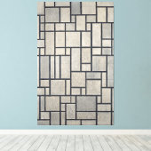TOILE MONDRIAN - COMPOSITION AVEC LA GRILLE 2 - 1915-194 (Insitu (Plancher de Bois))
