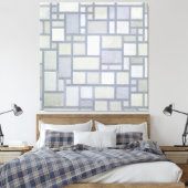 TOILE MONDRIAN - COMPOSITION AVEC LA GRILLE 7 - 1919 - (Insitu(Chambre))