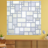 TOILE MONDRIAN - COMPOSITION AVEC LA GRILLE 7 - 1919 - (Insitu(Salon))