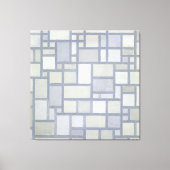 TOILE MONDRIAN - COMPOSITION AVEC LA GRILLE 7 - 1919 - (Recto)