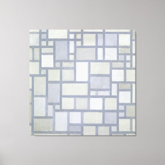 TOILE MONDRIAN - COMPOSITION AVEC LA GRILLE 7 - 1919 - (Recto)