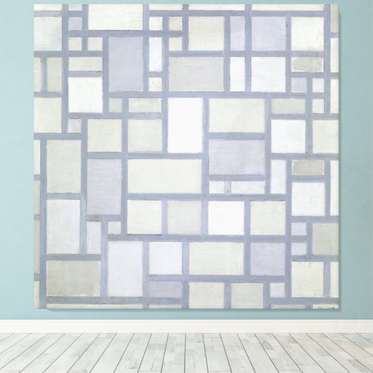 TOILE MONDRIAN - COMPOSITION AVEC LA GRILLE 7 - 1919 - (Insitu (Plancher de Bois))