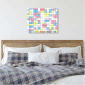 TOILE MONDRIAN - COMPOSITION AVEC LA GRILLE 9 (1919) - (Insitu(Chambre))