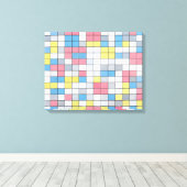 TOILE MONDRIAN - COMPOSITION AVEC LA GRILLE 9 (1919) - (Insitu (Plancher de Bois))