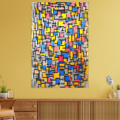 Toile MONDRIAN - COMPOSITION (composition) - 1916 - (Insitu(Salon))