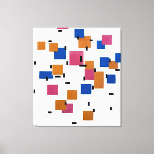 TOILE MONDRIAN - COMPOSITION EN COULEUR A - 1917 -