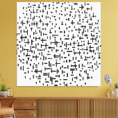 Toile MONDRIAN - COMPOSITION EN LIGNE deuxième état - 19 (Insitu(Salon))