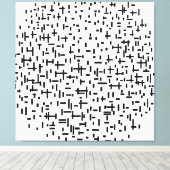 Toile MONDRIAN - COMPOSITION EN LIGNE deuxième état - 19 (Insitu (Plancher de Bois))
