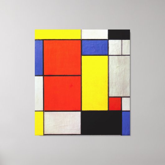 Toile MONDRIAN - COMPOSITION II - 1920 - De Stijl - (Recto)