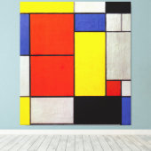 Toile MONDRIAN - COMPOSITION II - 1920 - De Stijl - (Insitu (Plancher de Bois))
