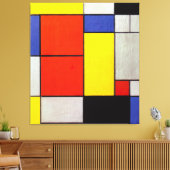 Toile MONDRIAN - COMPOSITION II - 1920 - De Stijl - (Insitu(Salon))