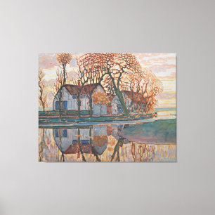 Toile Mondrian Farm Duivendrecht Peinture