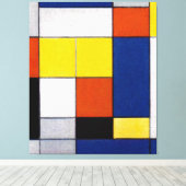 Toile MONDRIAN - Grande composition B - 1920 - (Insitu (Plancher de Bois))