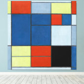 Toile MONDRIAN - Grande composition C - 1920 - (Insitu (Plancher de Bois))