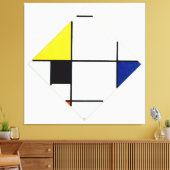 Toile MONDRIAN - LOZENGE COMPOSITION - 1921 - De Stijl - (Insitu(Salon))