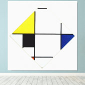 Toile MONDRIAN - LOZENGE COMPOSITION - 1921 - De Stijl - (Insitu (Plancher de Bois))