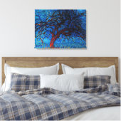 Toile Mondrian - Moyenne (Soirée) Arbre Rouge (Insitu(Chambre))