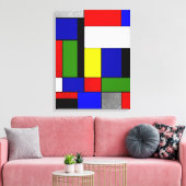 Toile Mondrian n° 4 (Insitu(Salon))