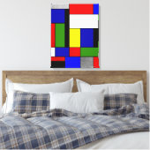 Toile Mondrian n° 4 (Insitu(Chambre))