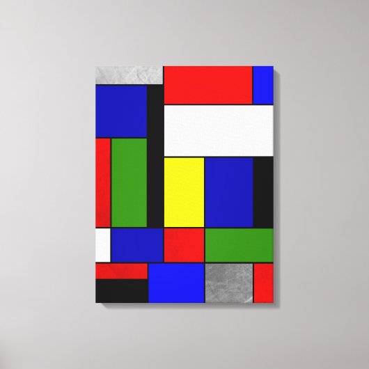 Toile Mondrian n° 4 (Recto)